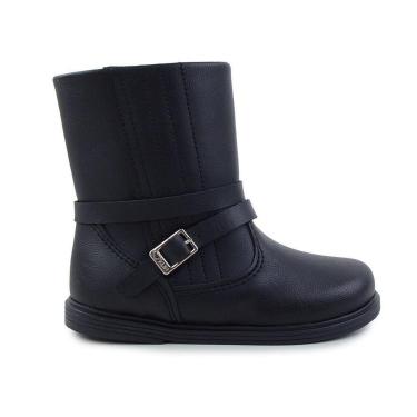 Imagem de Bota Infantil Feminina Klin Miss Mini Preto - 1680-Feminino