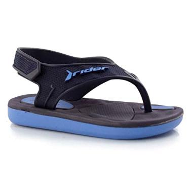 Imagem de Chinelo Baby Rider R Line Plus Dedo Ajustável Cor:Azul Azul;Tamanho:17/18