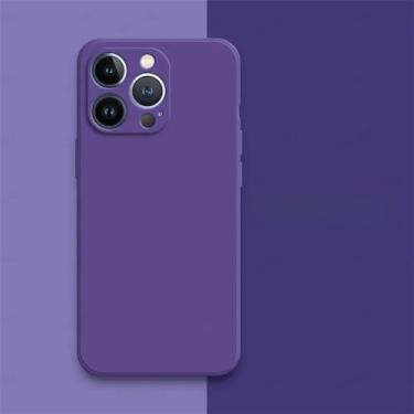 Imagem de Para oneplus 8 9 5t 6t 7 7t pro caso de silicone líquido macio tpu telefone capa para oneplus 5 6 7 10 pro 9 caso, roxo escuro, para oneplus 11