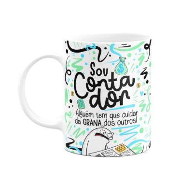 Imagem de Caneca Flork Profissões - Sou Contador - Branca - JPS INFO