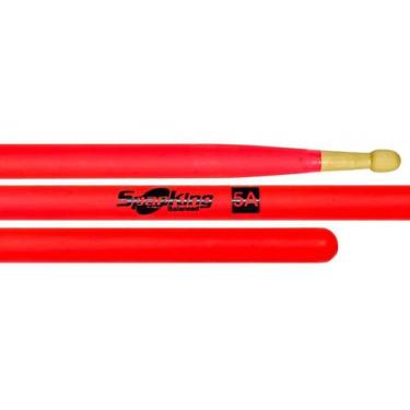 Imagem de Baqueta Spanking Linha Luminosa 5A Clássica Rosa Fluorescente (4113RS)