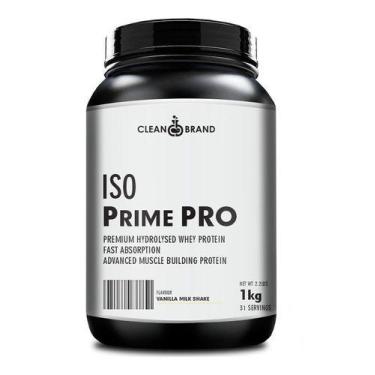 Imagem de Iso prime pro zero lactose 1 kg cleanbrand 33 doses, Baunilha