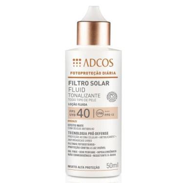 Imagem de Adcos Professional Filtro Solar Tonalizante FPS 40 Fluid Bronze 40ml