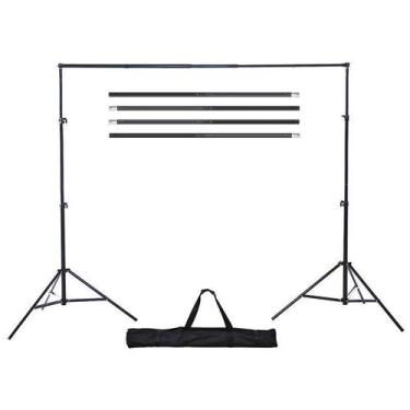 Imagem de Suporte Fundo Infinito Fotografico c/ 4 Barras 3 Metros - FT432180 - T
