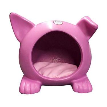 Imagem de Toca Ideal Pequena Rosa para Cães e Gatos - Idealdog