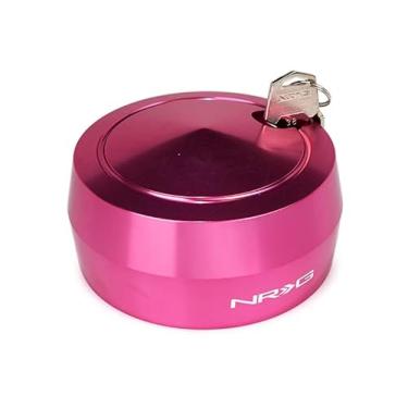 Imagem de NRG Innovations NRG-SRK-201PK Volante Versão 2 Adaptador de Cubo Curto de Liberação Rápida com Parafusos de Montagem, Trava Rápida W/Free Spin Pink