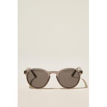 Imagem de Óculos de sol Polarizado , masculino, redondo em acetato acrílico fumê