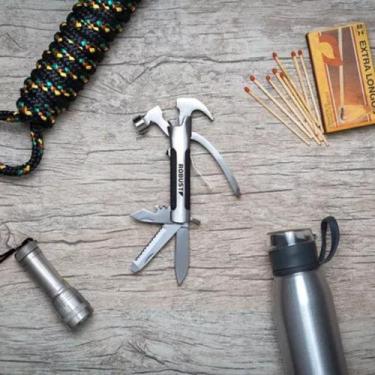 Imagem de Canivete Martelo Multiuso 10 Funções Inox Robust