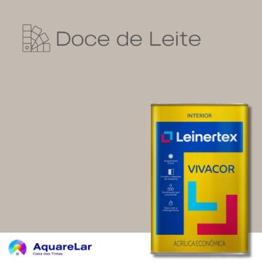 Imagem de Vivacor Acrílica Leinertex Fosco 18L, DOCE DE LEITE