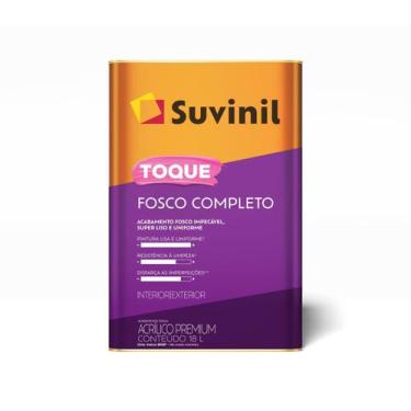 Imagem de Tinta Para Parede 18l Toque Fosco Completo Suvinil - Branco Neve - SUV