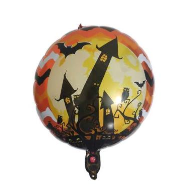 Imagem de Balão Metalizado Halloween Estampado - 18 Polegadas - Extra Festas, Ca