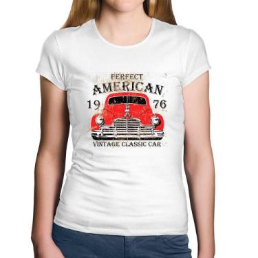 Imagem de Baby Look Algodão Vintage Classic Car - Foca na Moda, Branco, GG