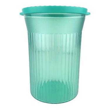 Imagem de Tupperware Petisqueira Canelada Mate Redonda 630ml Verde