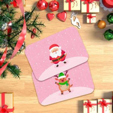 Imagem de Kit Tapetes Decorativos Natal Papai Noel e Rena - Yaay