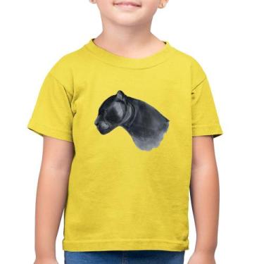 Imagem de Camiseta Algodão Infantil Jaguar - Foca na Moda, Amarelo canário, 12
