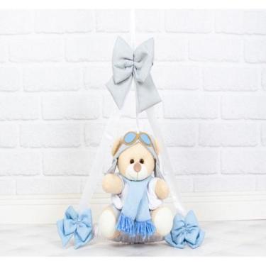 Imagem de Enfeite de porta maternidade urso aviador classico - CKD CONFECÇÕES, B