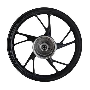 Imagem de Roda Traseira Liga Leve Pe De Galinha Titan Fan 150 160 Tambor (lona) + Rolamentos