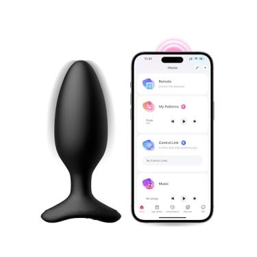 Imagem de LOVENSE Hush 2 Butt Plug homens, Bola Vibratória Anal de Silicone, Máquina de Vibração Big Plug para Mulheres e Casais, Anal Plug Sex Toys Impermeável e Recarregável, 44.5mm