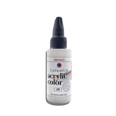 Imagem de Tinta Acrylic Color 30ml Metalica 0408-branco - TALENTO