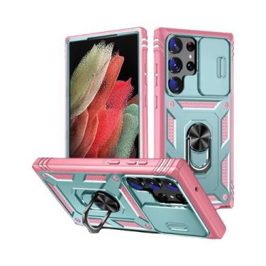 Imagem de Capa Protetora Robusta com Lente Deslizante para Samsung Galaxy S24/S2