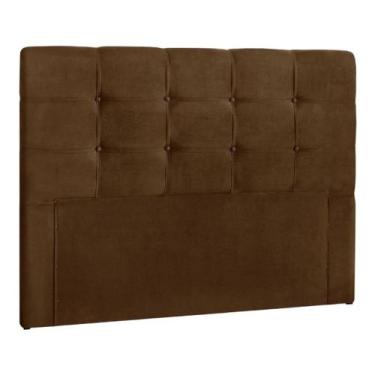 Imagem de Cabeceira Painel De Casal Super King 195cm Para Cama Box Clean Suede M