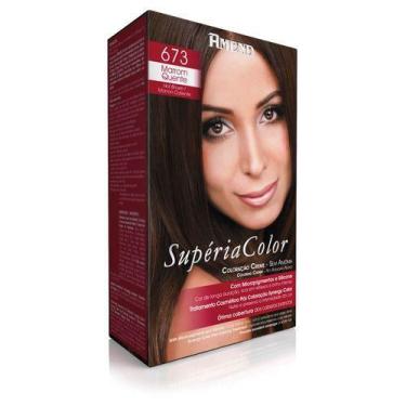 Imagem de Coloração Creme Supéria Color 673 Marrom Quente Amend