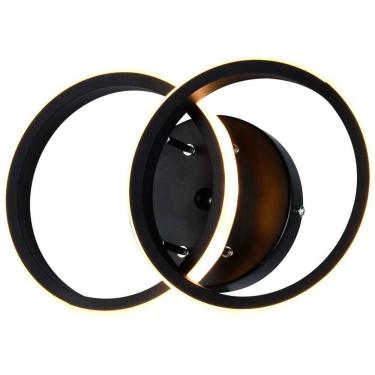 Imagem de Lustre Plafon Redondo Modaza Piazze, Preto