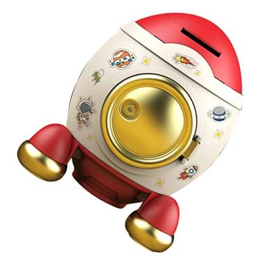 Imagem de Cofrinho, Cofrinho para Crianças Com Material Plástico 16,9 Onças Brinquedos para Meninos de 8 a 10 Anos para Presentear Crianças Em Aniversários e Cenas Festivas (Ouro Rosa