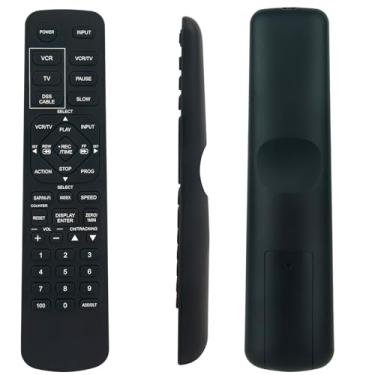 Imagem de Controle remoto de substituição adequado para Panasonic VSQS1559 VCR Controle remoto para PV8450 PV8450U PV8451 PV8451K PV8453 PV-8450 PV-8450U PV-8451 PV-8451K PV-8453 NVHD80600U PX RTVS QS1559