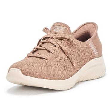 Imagem de Skechers Tênis feminino Martha Stewart Ultra Flex 3.0-Back on Track Hands Free Slip-ins, Mocha=moc, 5.5 Wide