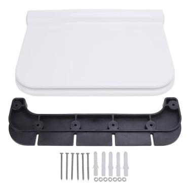 Imagem de Cadeira de Chuveiro de Plástico Resistente, Design Dobrável para Fácil Armazenamento, Suporte de Estilo Inspirado Japonês para Idosos e Mulheres Grávidas