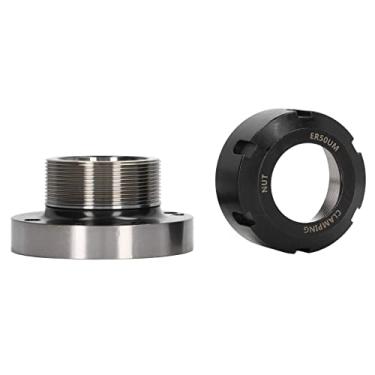 Imagem de Mandril de Pinça de Torno, Mandril de Pinça CNC, Mandril de Pinça ER50 100mm de Diâmetro 7 Furos Em Aço Carbono, Componentes Mecânicos