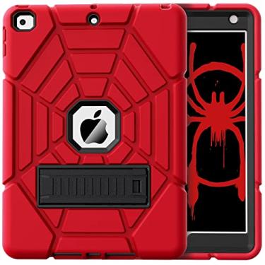 Imagem de Grifobes Capas para iPad 6ª/5ª geração 2018/2017, iPad Air 2 2014 9,7 polegadas, capa protetora resistente à prova de choque resistente para iPad 5 6 geração 9,7 polegadas com suporte para crianças,