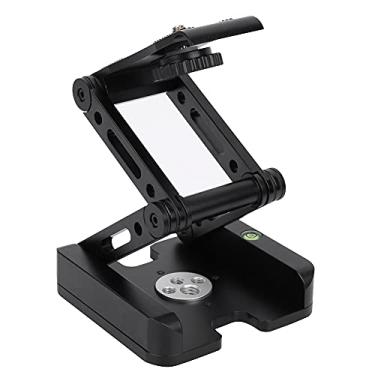 Imagem de Suporte para Cabeça de tripé de Câmera, Liga de Alumínio de, 3 Flexíveis Dobráveis, Inclinação de 180 Graus, Nível de Bolha, Orifício de Parafuso de 1/4 e 3/8,