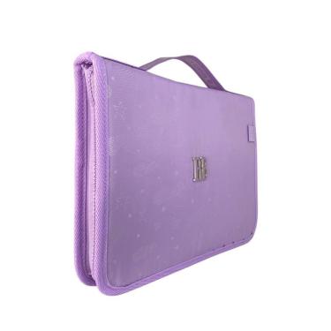 Imagem de Estojo Fichário 96 Canetas Nylon com Estampa Holográfica RB24667-Feminino