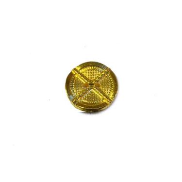 Imagem de Botão De Costura Dourado 13mm 2 Furos - 50 Unidades - Inova Aviamentos