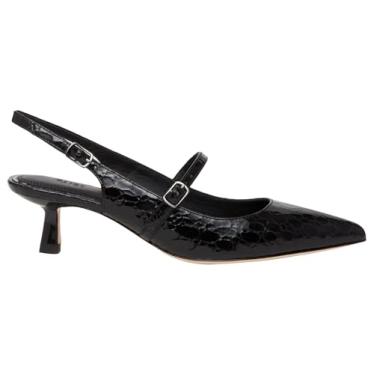 Imagem de PAIGE Maggie Pump Mule feminino, Croc preto, 41