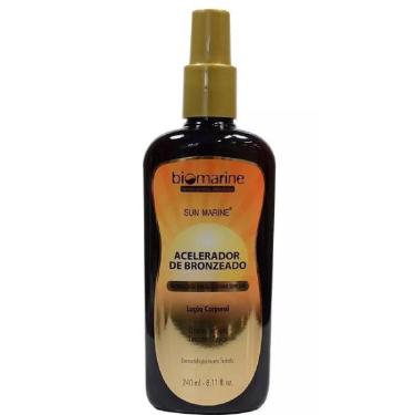 Imagem de Sun Marine Acelerador de Bronzeado, Biomarine, Acelera Intensifica Bronzeamento Sem Sol 240ML