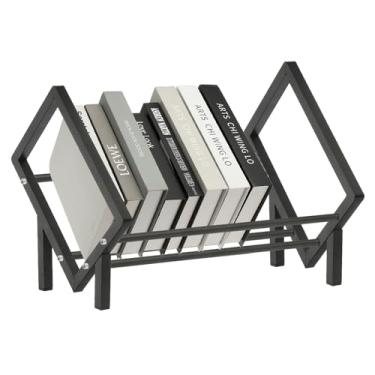 Imagem de PATIKIL Estante de mesa de 50 cm, estante de mesa pequena de aço inoxidável, organizado...