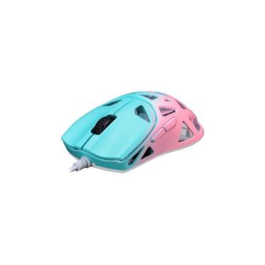 Imagem de Mouse Gamer 6 Botões 12.800 DPI Sensor Instantâneo Knup KP-MU026, Azul