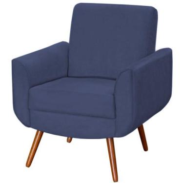 Imagem de Poltrona para Sala e Escritório Decorativa Pé Palito Milão - Konfort, 