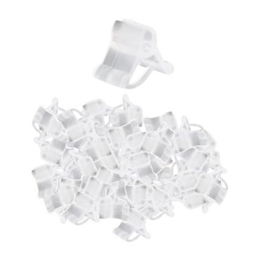 Imagem de WeiLaiKeQi 100 peças Planta clipes de enxerto de jardim suporta clipes de treliça para vegetais árvores frutíferas plantas de mudas de berçário, 2.2 Mm a 4.5 Mm