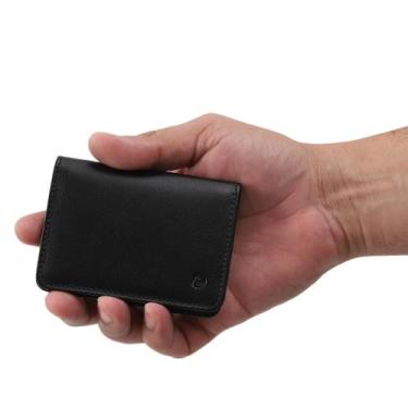 Imagem de Carteira Rfid 658 Couro50 Masculina Couro Bovino Antifurto