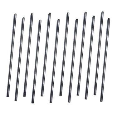 Imagem de 12Pcs M3 3.94" Pushrod Connector 304 Stainless Steel Rod Linkage DIY Parts for RC Model Airplane Helicopter Boat Car