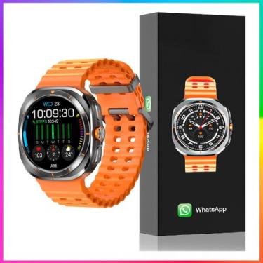 Imagem de Relogio Inteligente Smartwatch Ma27 Laranja Ultra Quadrado a Prova d'g