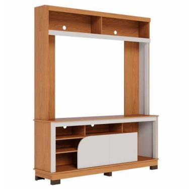 Imagem de Estante Para TV 65 Pol 160cm Braga Freijó/Off White C05 - Mpozenato, F