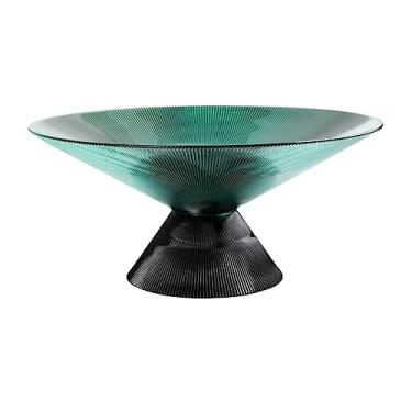 Imagem de WYUYIWH GRFIT Fruteira Moderna Minimalista Prato de Frutas Ornamento Luz Luxo Vento Sala de Estar Mesa de Café Prato de Frutas Prato de Doces para Frutas e Vegetais (Tamanho: L)