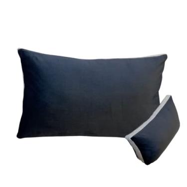 Imagem de Almofada Design Italiano cor Preto | Black Retangular