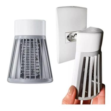 Imagem de Repelente Eletrônico de Tomada 220V com Lâmpada UV Mata Mosquito, Silencioso 35dB Compacto e Eficiente.