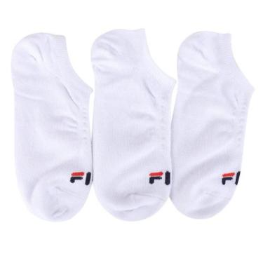 Imagem de Kit Meia Cano Invisível com 3 Pares Unissex - sport Group, Branco, 34/